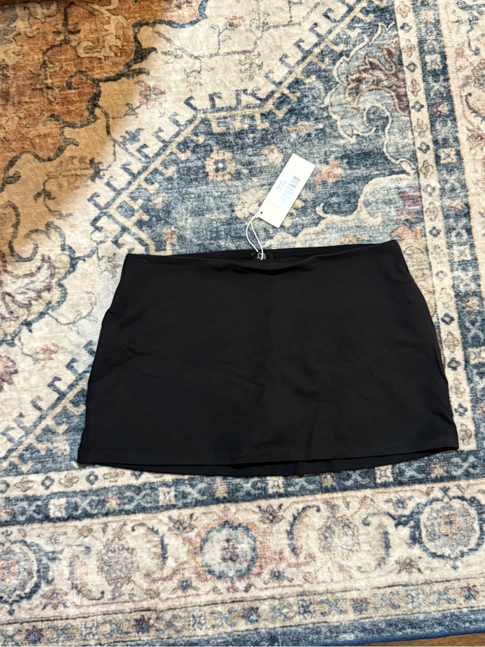 NWT CROP SHOP BOUTIQUE CSB Micro Mini Skirt - Black - Size small - Picture 5 of 9
